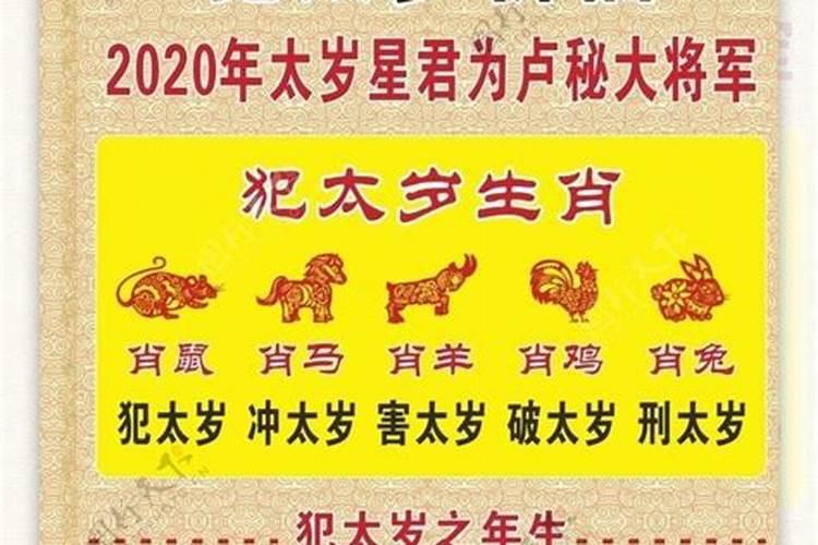 今年过年太岁姓什么？2020年太岁爷是哪位大将军