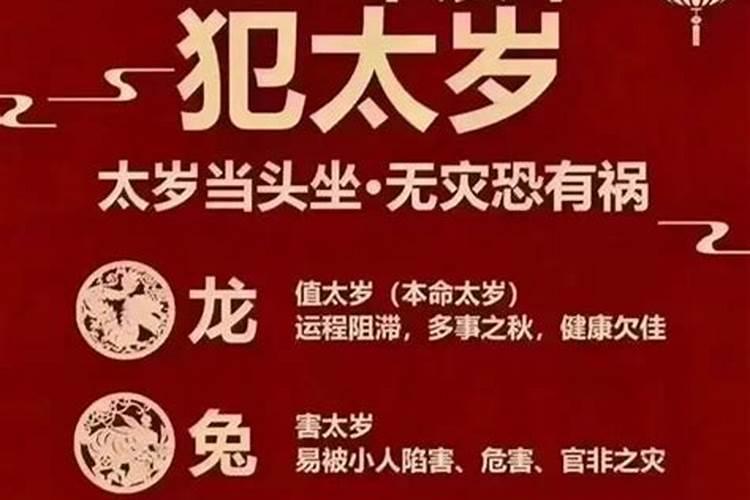 2024年犯太岁的几个生肖？2022年龙犯太岁